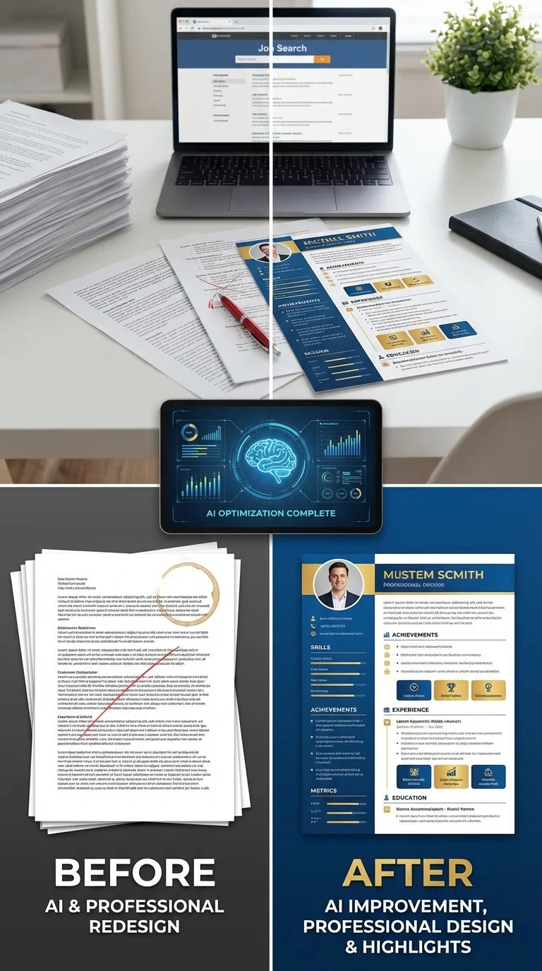 Составление резюме с помощью нейросети — до и после