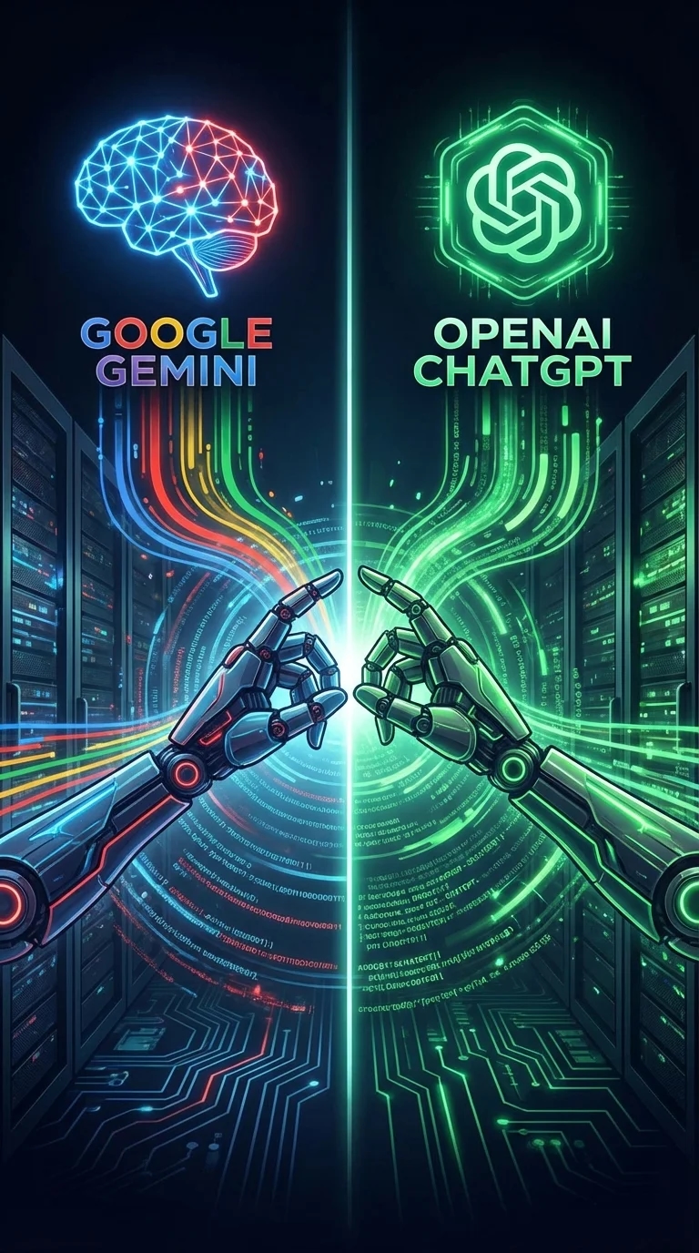 Gemini vs ChatGPT — сравнение нейросетей 2026