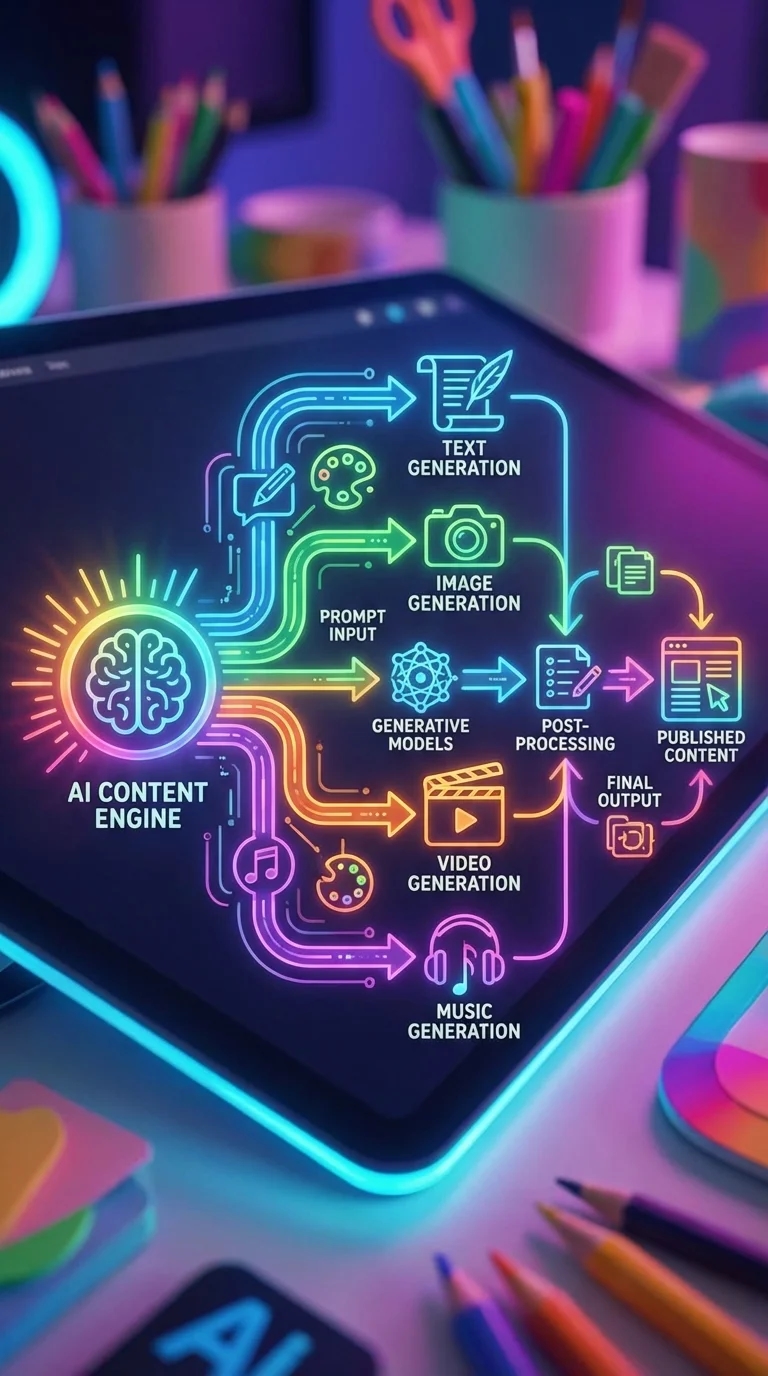 AI для создания контента — текст, изображения, видео