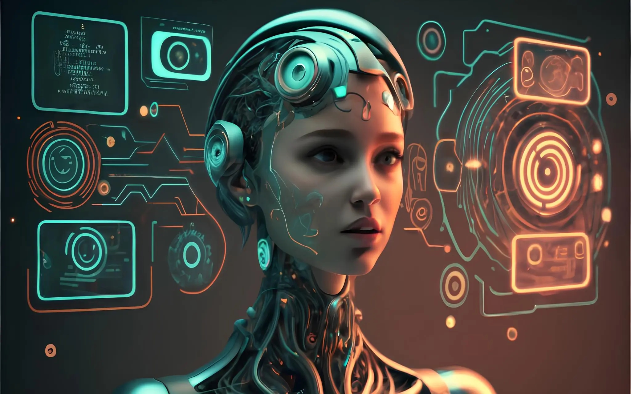 ИИ в виде многофункционального киборга-андроида