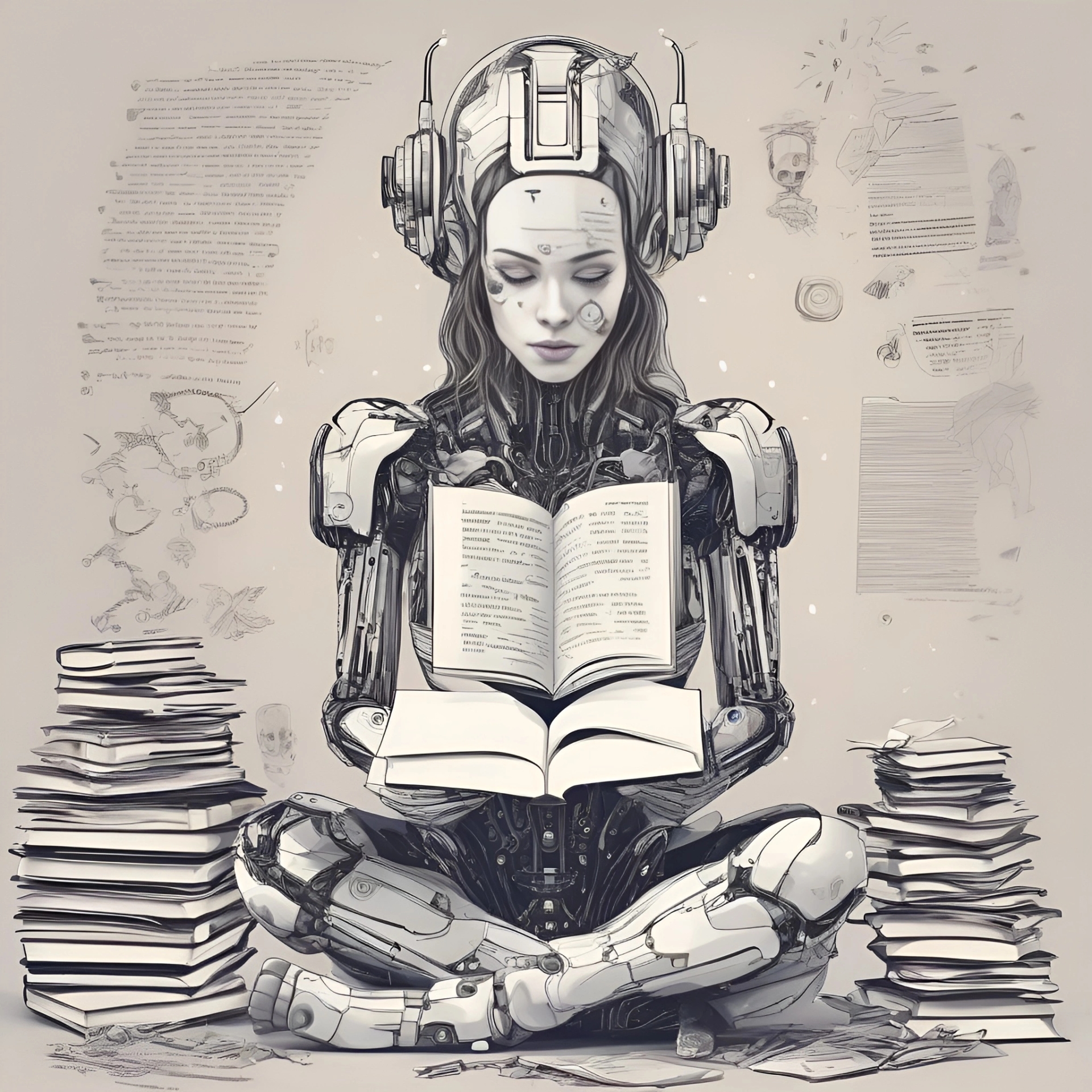 ИИ-нейросеть работает над сюжетом книги