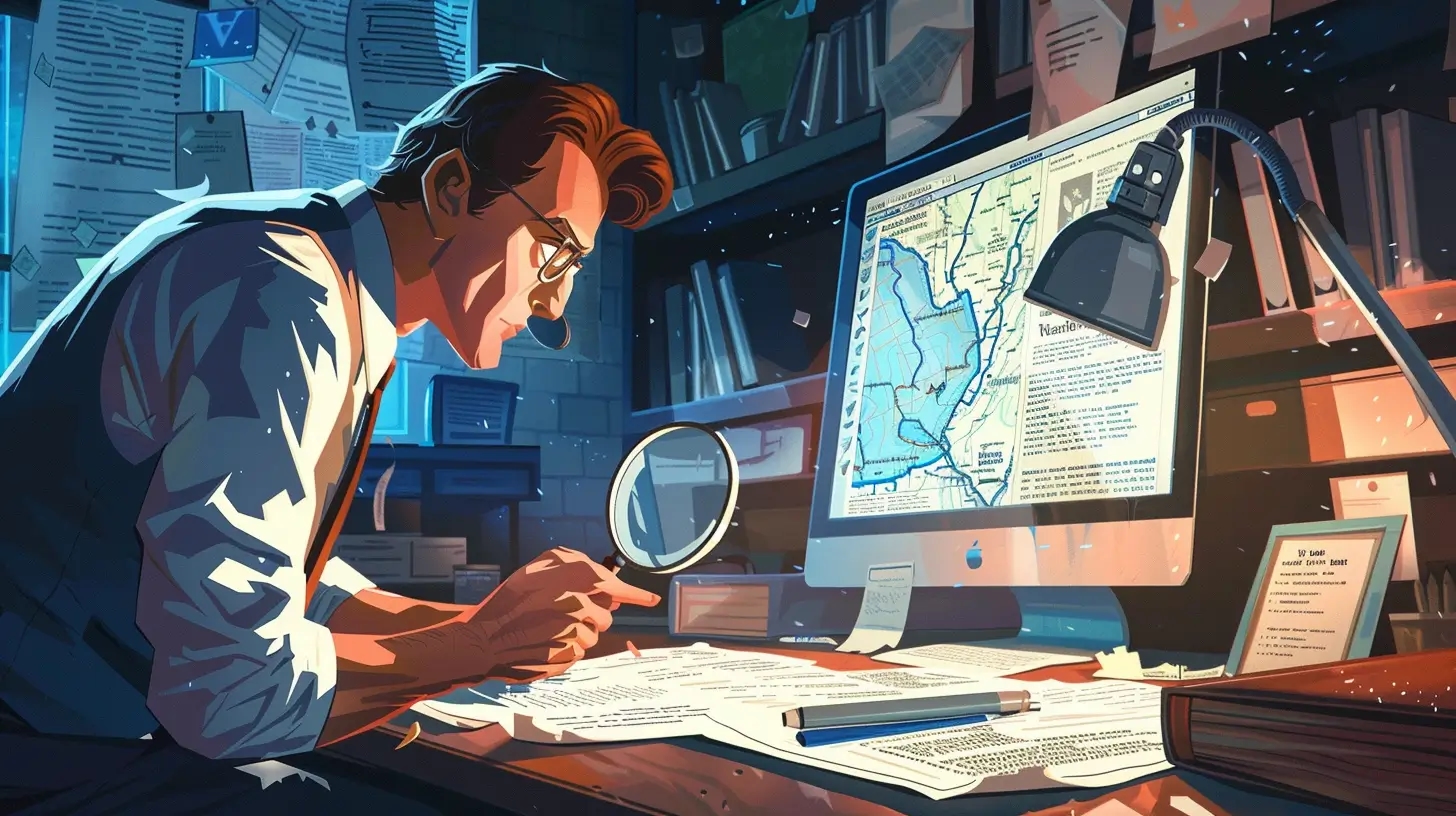 Эксперт проверяет текст на плагиат