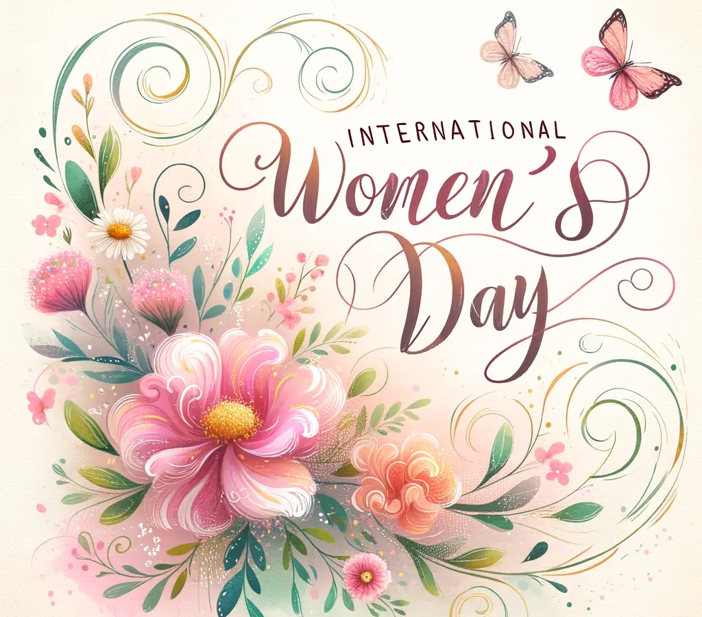 Открытка к 8 Марта