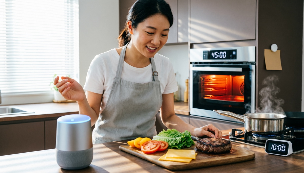 Gemini помогает на кухне — умные списки покупок и таймеры
