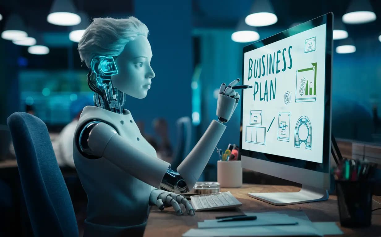 Бизнес-план с помощью нейросети