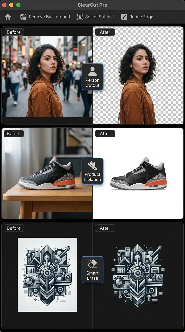 AI для удаления фона — Remove.bg, PhotoRoom, Canva
