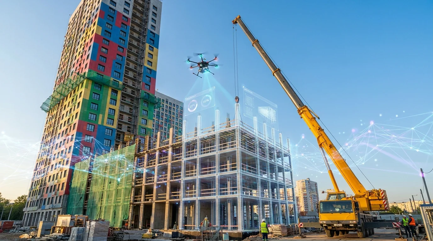 Нейросеть для строительства и девелопмента 2026 — BIM, сметы, видеоаналитика стройплощадки